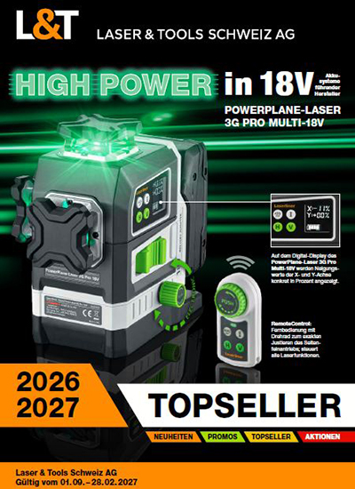 Knechtle Eisenwaren AG - L&T LASER & TOOLS, Gültig bis 28. Februar 2027